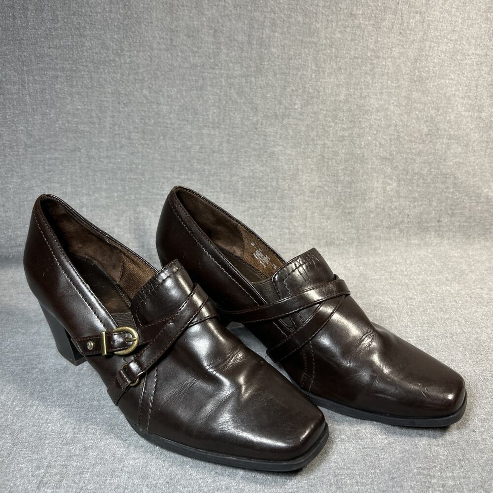 Naturalizer Women's 9M Stella Mary Jane Brown Shoes Comfort